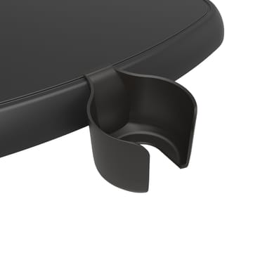 Top Line cup holder and 2 pcs hooks - Black - Hot Wok