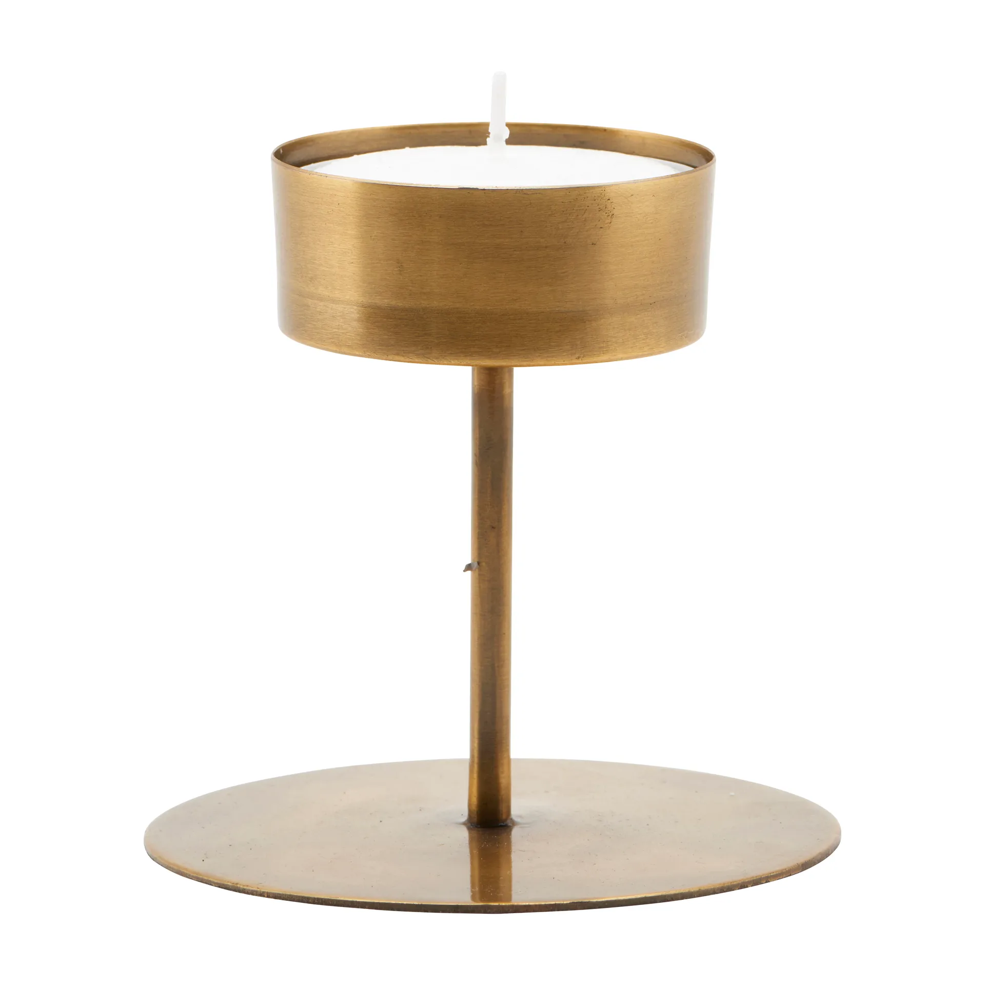 Anit candle sticks antique brass, 10 cm House Doctor