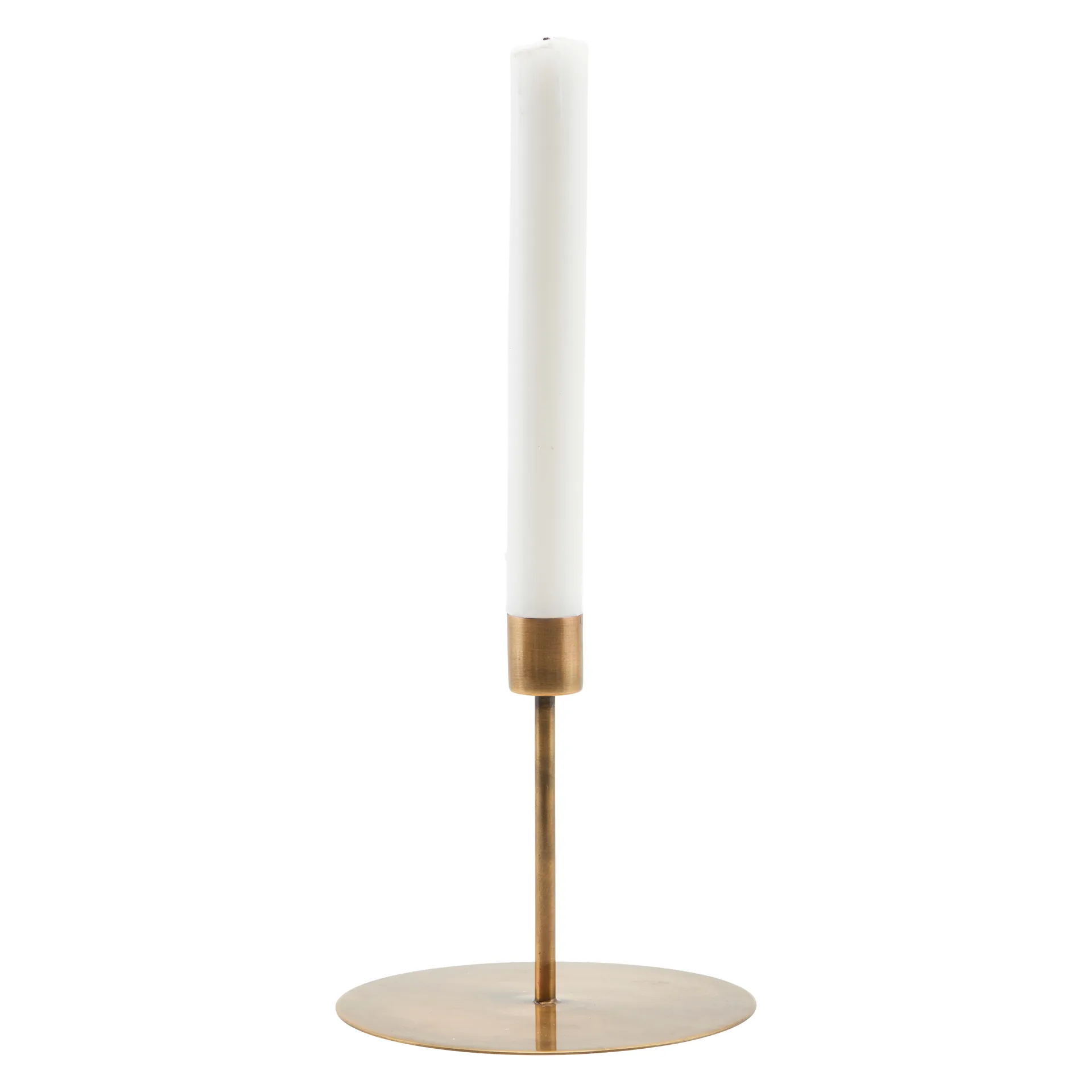 Anit candle sticks antique brass, 12 cm House Doctor