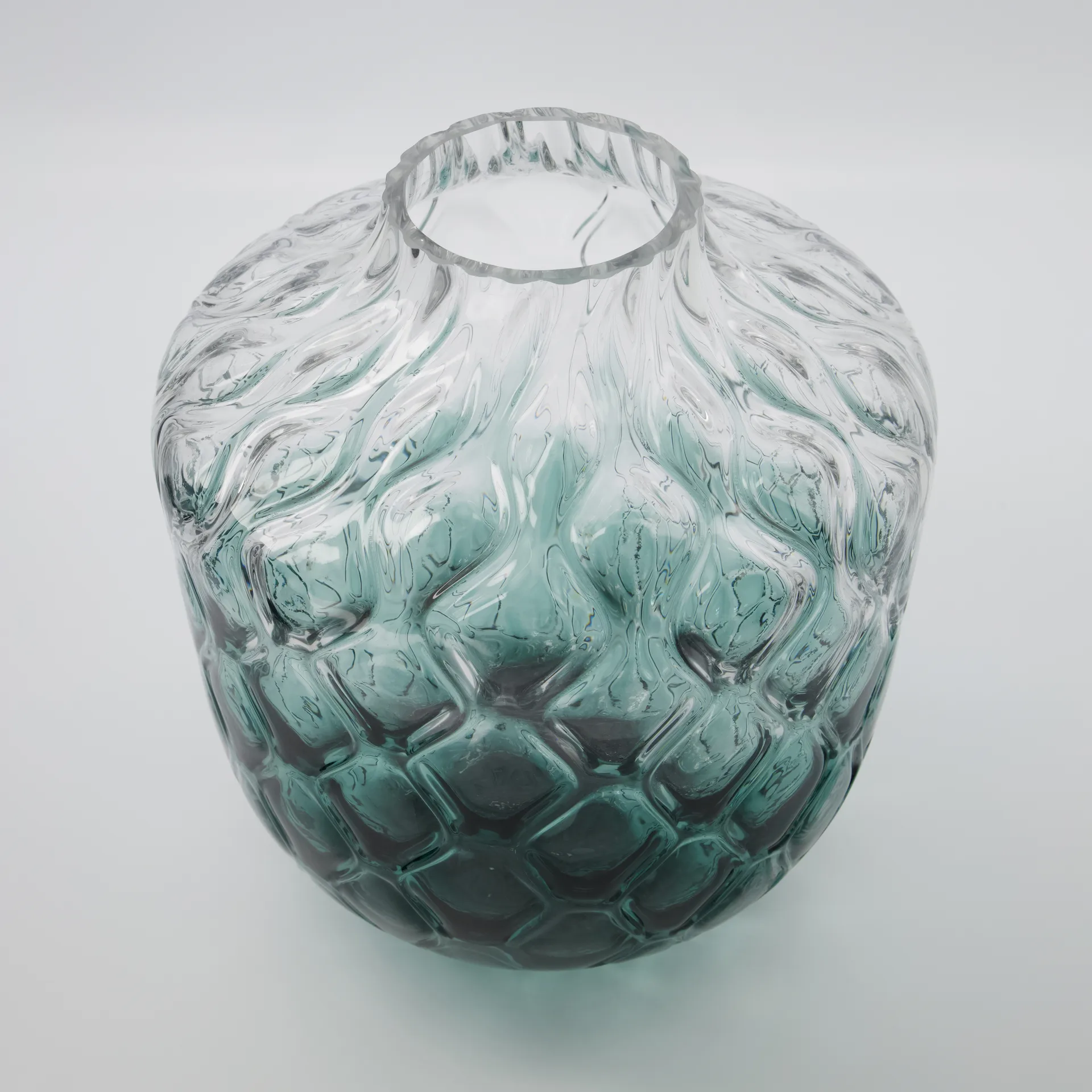 Art Deco vase 31 cm, green House Doctor