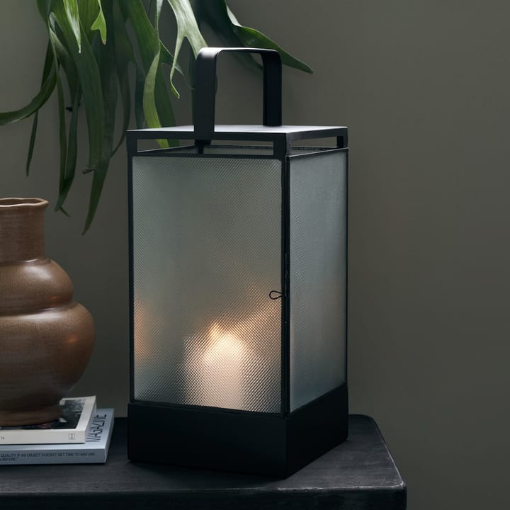 Blaze lantern 40 cm, Black antique House Doctor