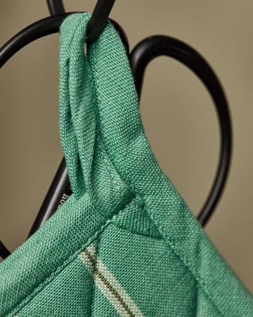 Chef oven mitt 14x24 cm 2-pack - Green - House Doctor