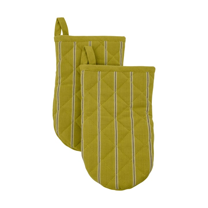 Chef oven mitt 14x24 cm 2-pack - Mustard yellow - House Doctor