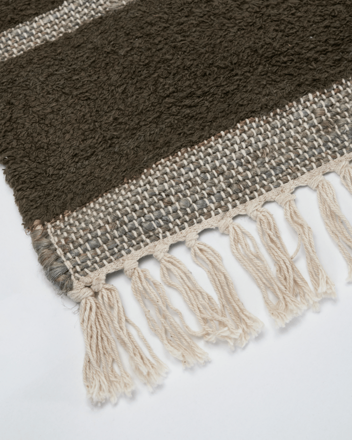 Chen rug 60x90 cm, Dark brown House Doctor
