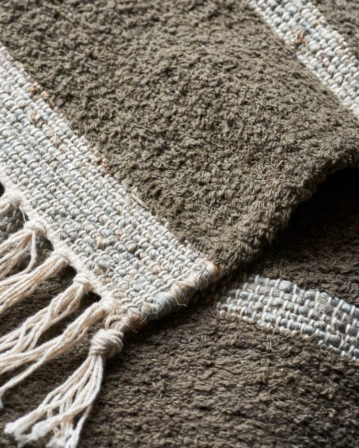 Chen rug 60x90 cm, Dark brown House Doctor
