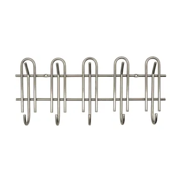 Cleo coat rack - Silver finish, 50x5.5x22 cm - House Doctor