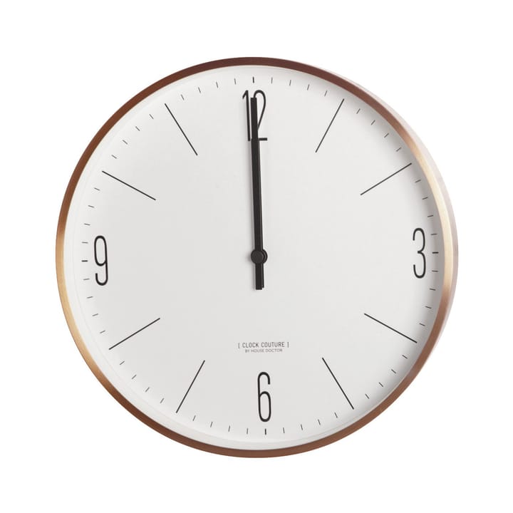 Clock Couture wall clock, gold-white House Doctor