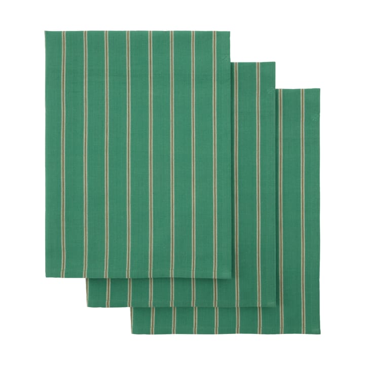 Cook kitchen towel 55x75 cm 3-pack - Green - House Doctor