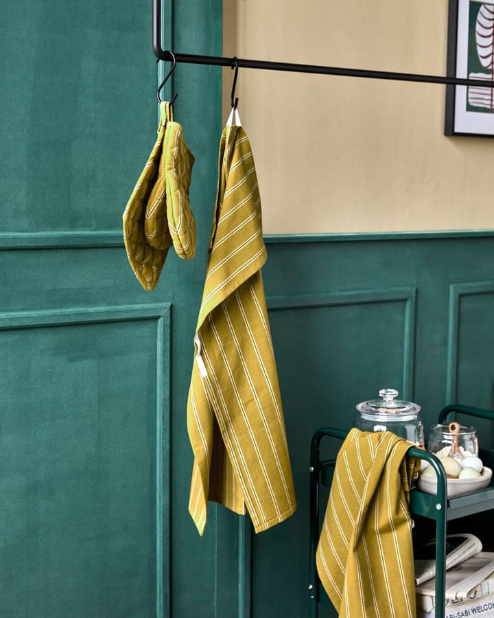 Cook kitchen towel 55x75 cm 3-pack, Mustard yellow House Doctor