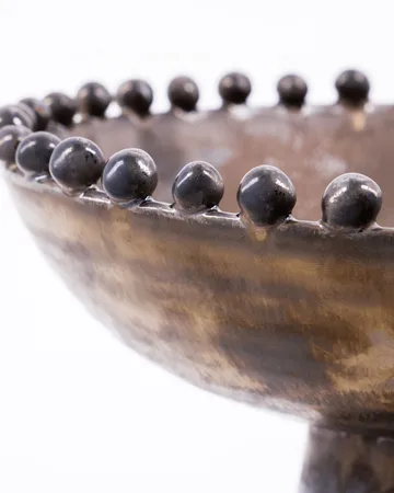 decorative bowl - Black, Ø24x19.5 cm - House Doctor