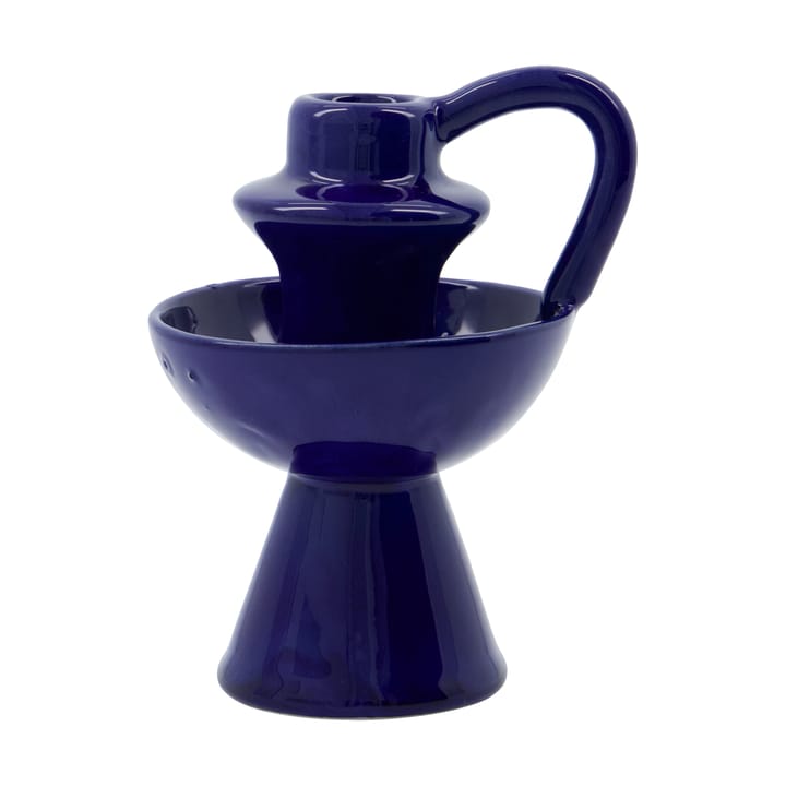 Diva candleholder 14 cm - Blue - House Doctor