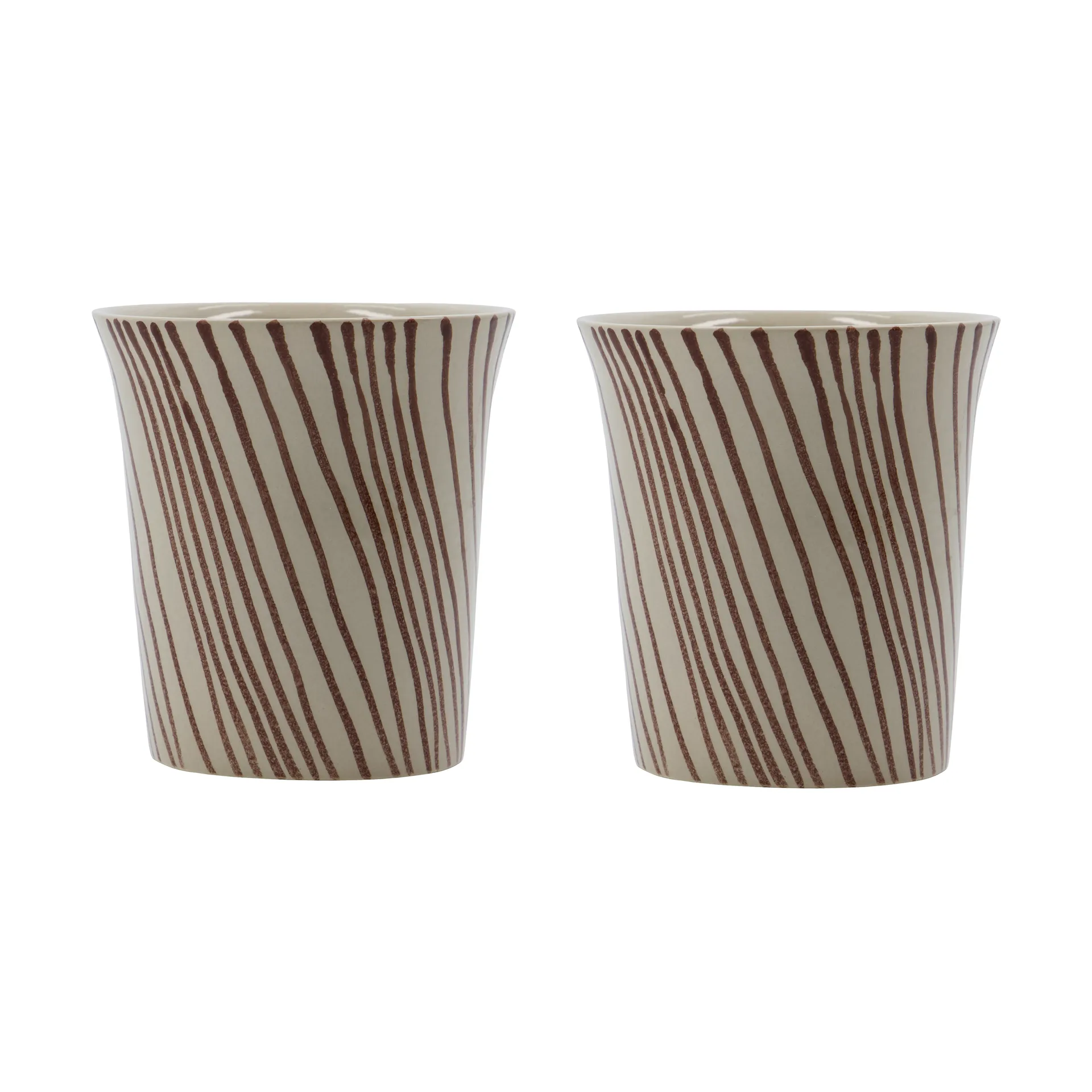 Diva mug 25 cl 2-pack, Brown House Doctor