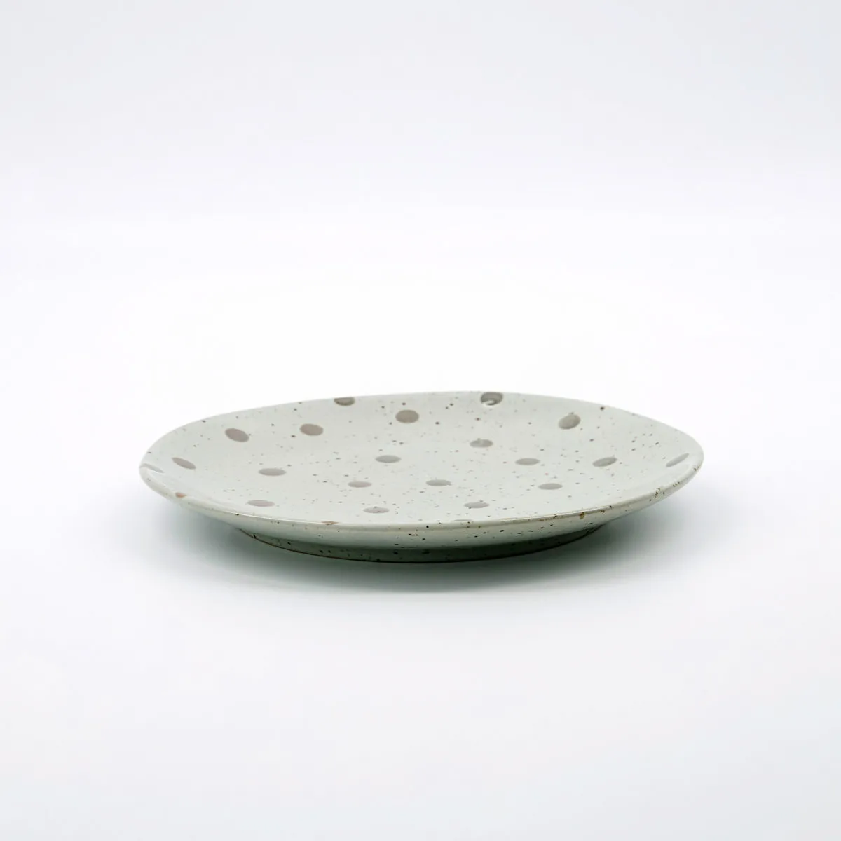 Dots plate Ø19.5 cm, Beige House Doctor