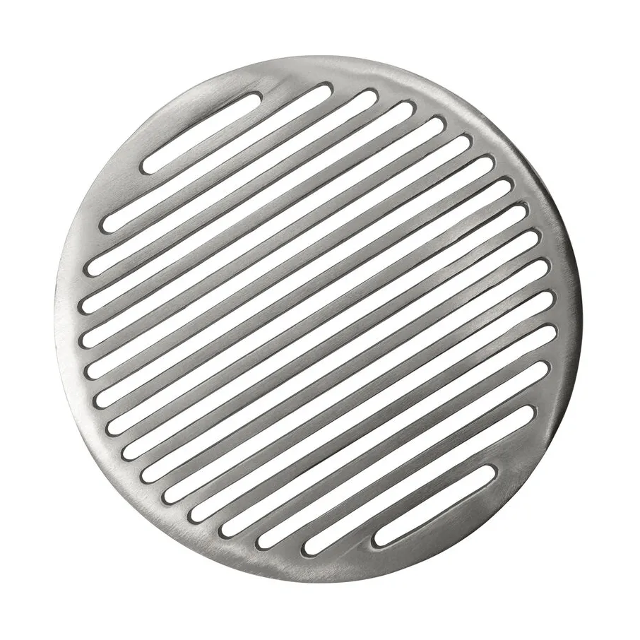 Esme coaster, Brushed silver colour, Ø21 cm House Doctor