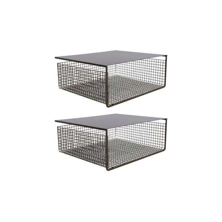 Fari metal basket 30x35 cm 2-pack, Black House Doctor