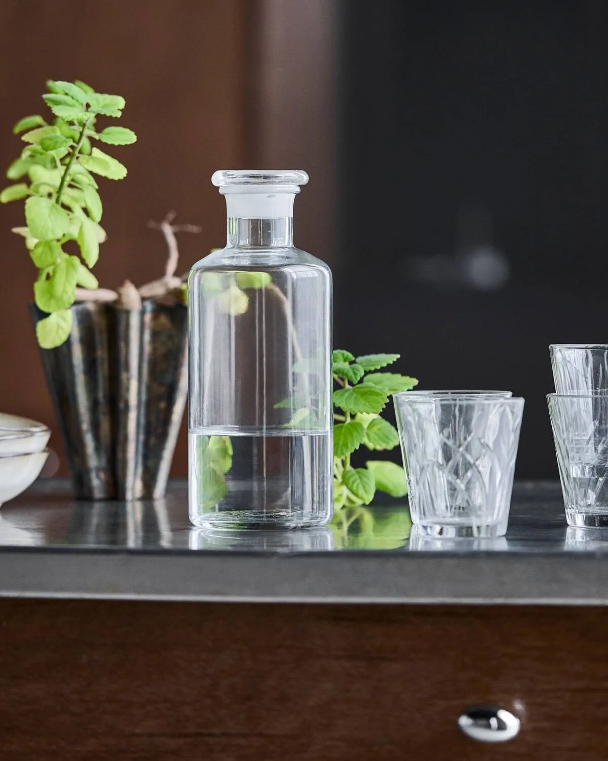 Farm bottle 2-pack, Clear, 90 cl House Doctor