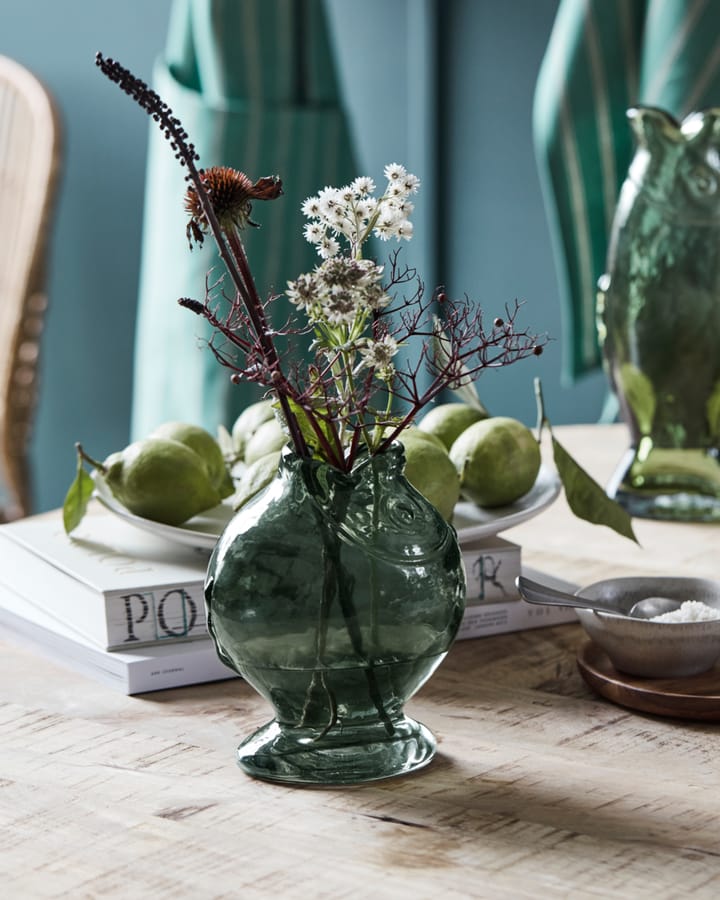 Fish vase 17.5 cm, Smoky grey House Doctor