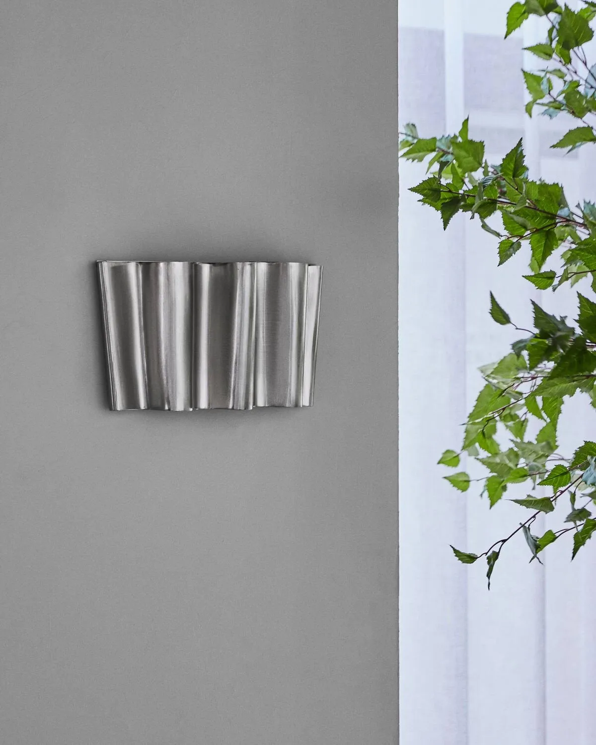 Flola wall lamp 19 cm, Brushed silver-coloured House Doctor