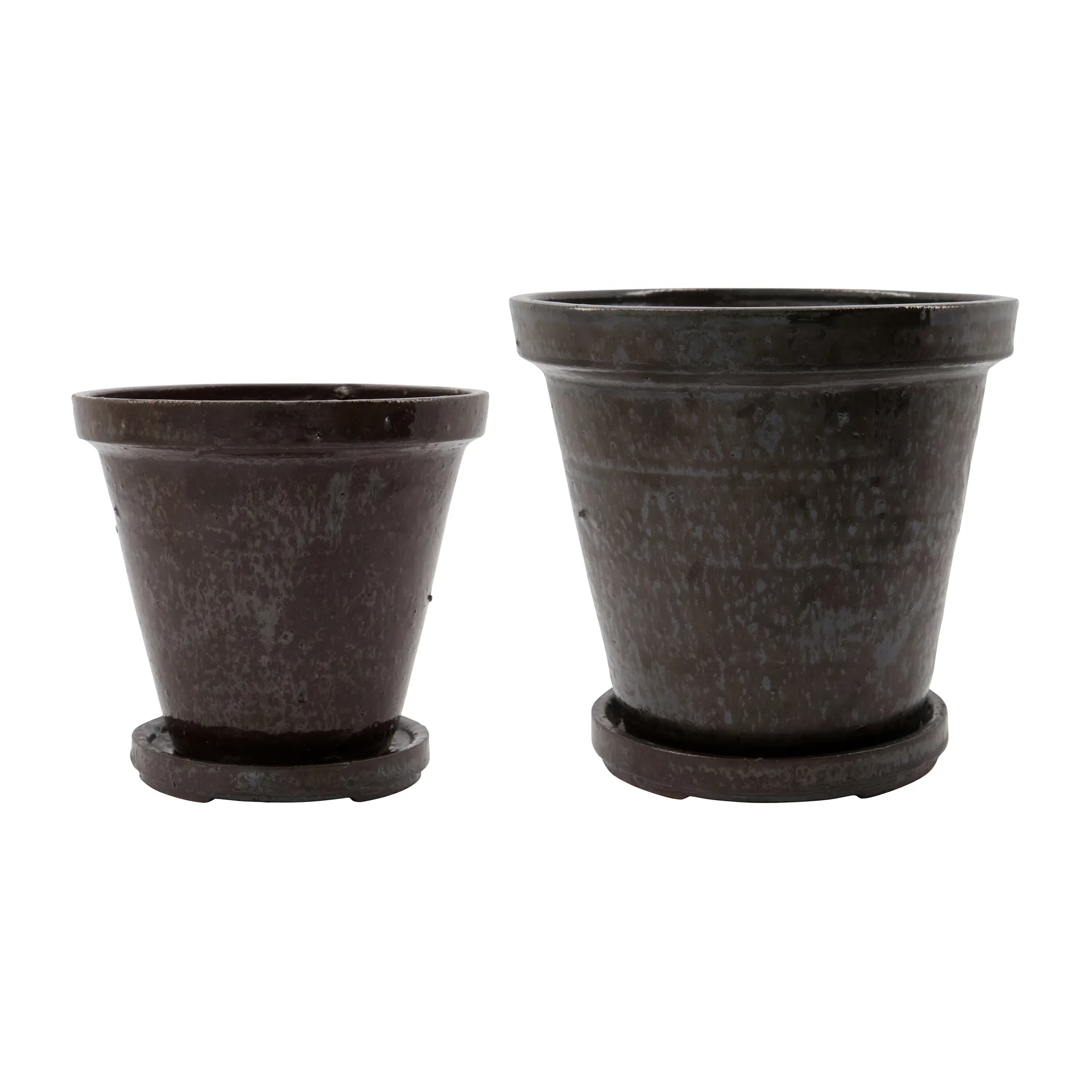 Flower flower pot with saucer 4 pieces, Ø18 cm-Ø22 cm House Doctor