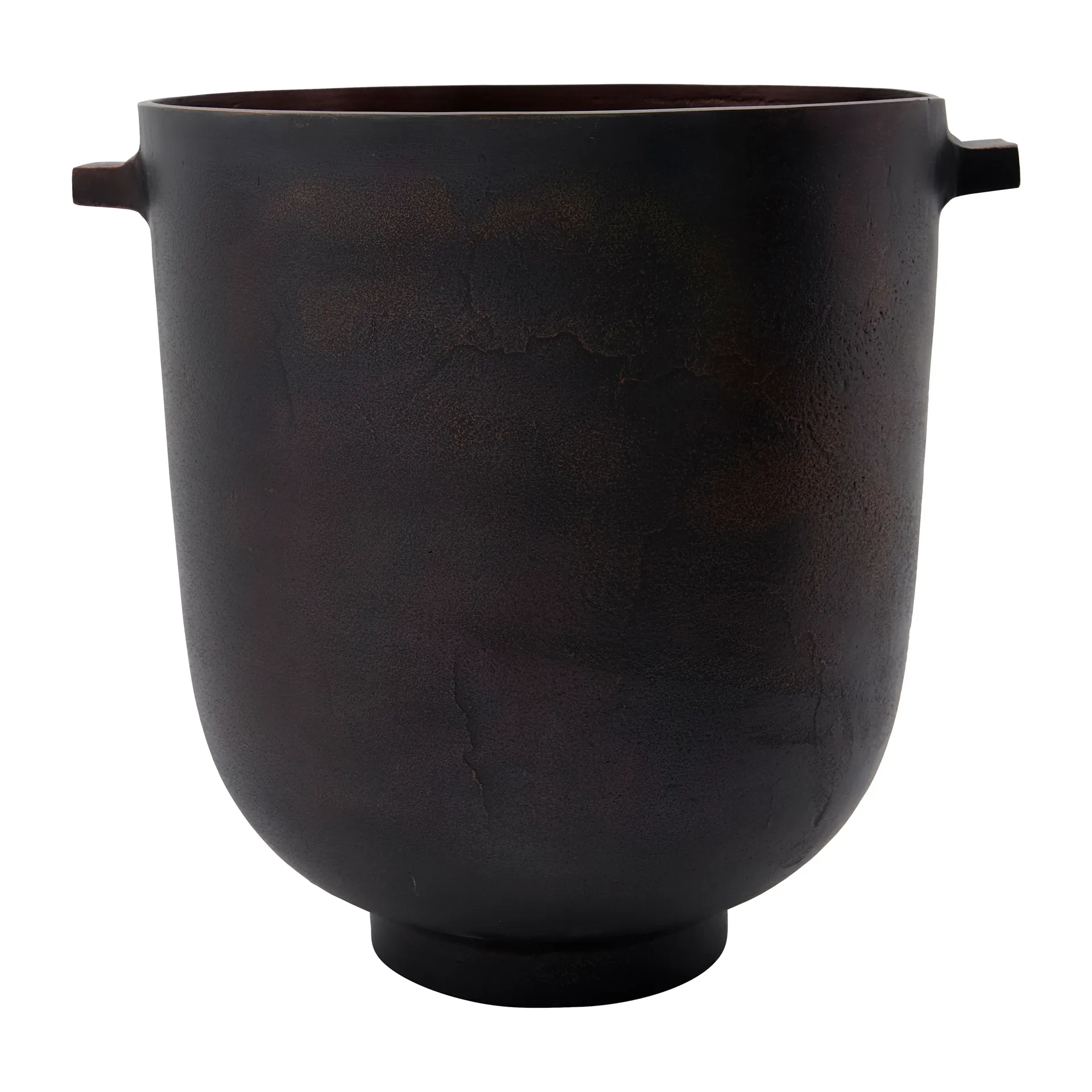 Foem flowerpot Ø25 cm, Browned brass House Doctor