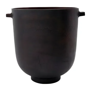 Foem flowerpot Ø25 cm - Browned brass - House Doctor