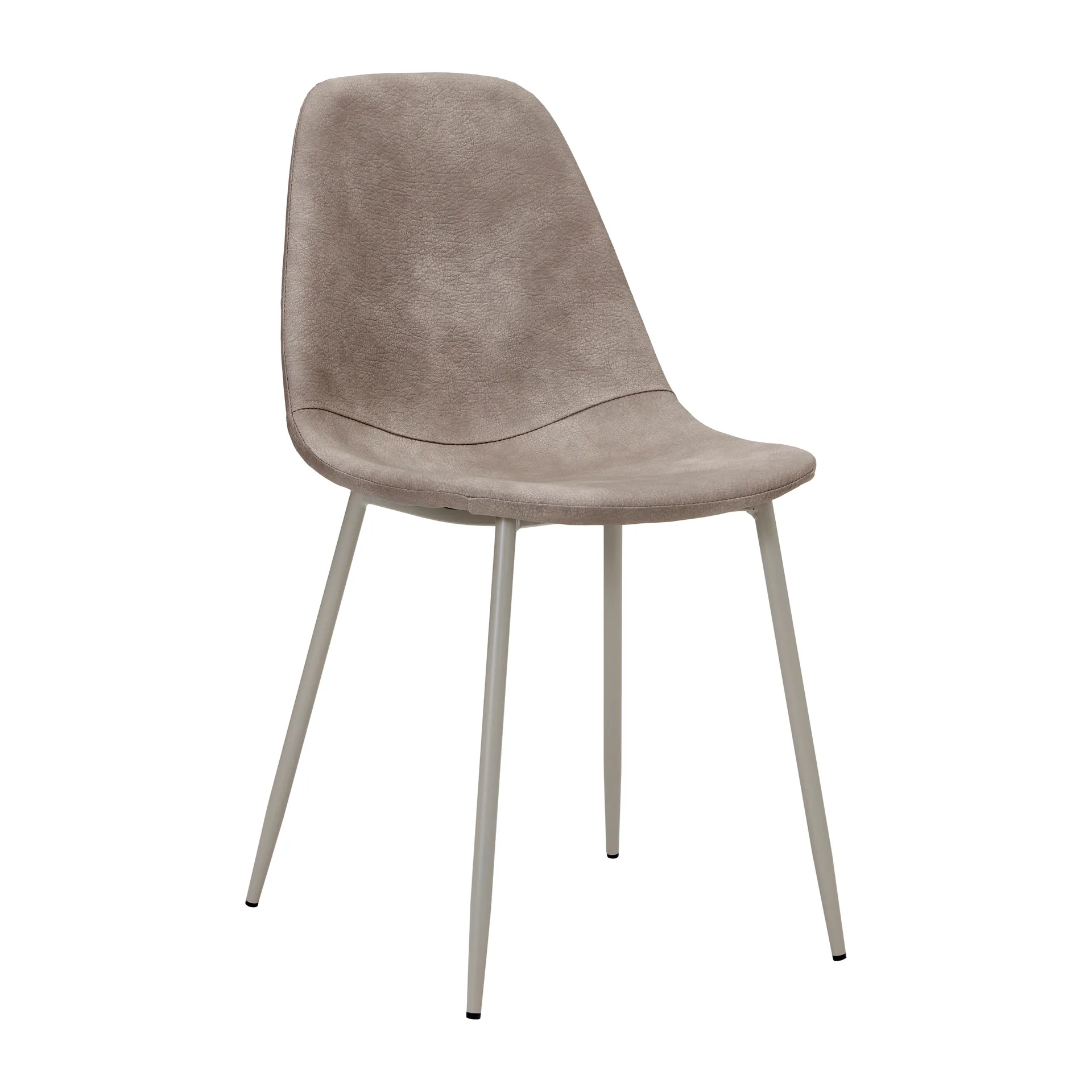 Found chair artificial leather, Antique light grey House Doctor