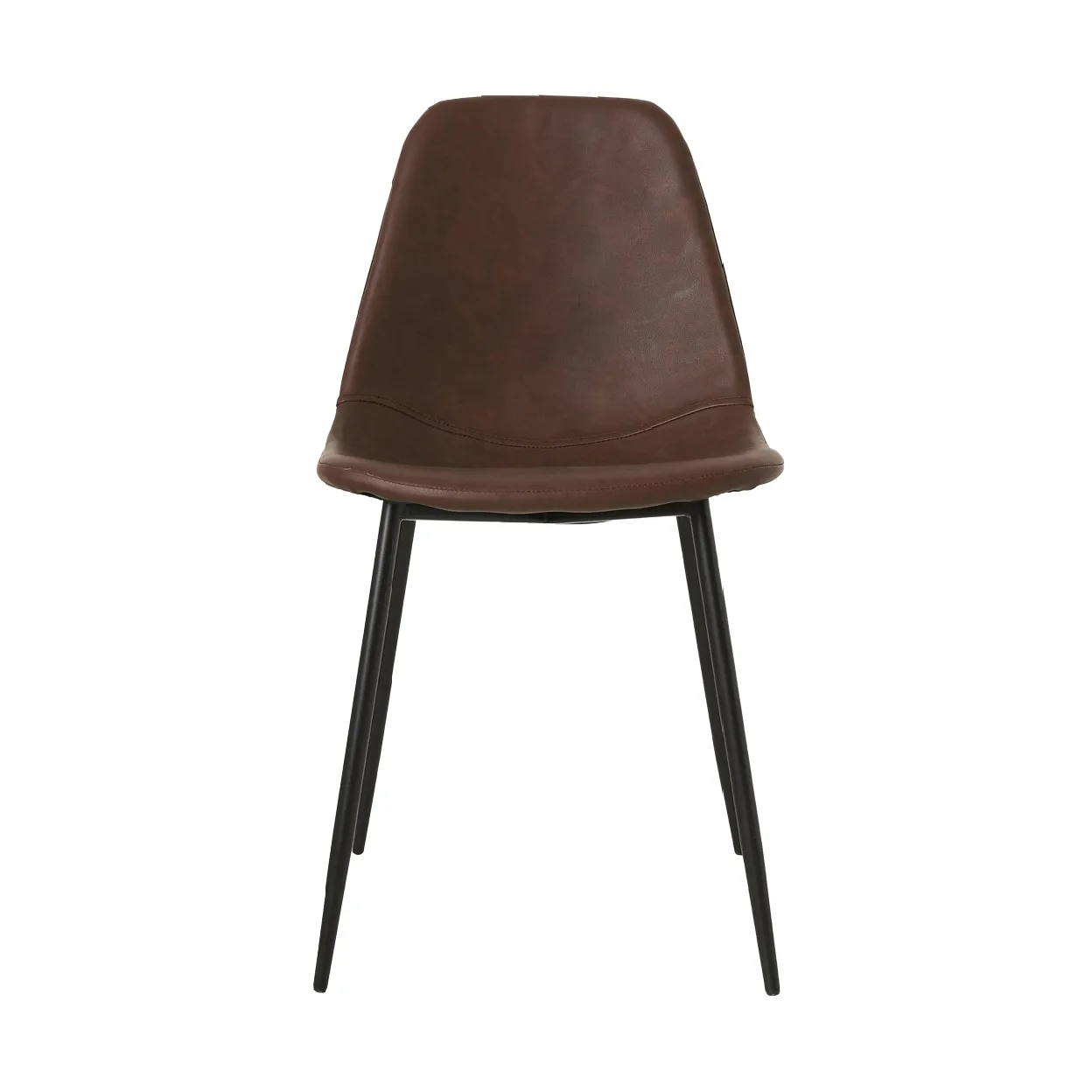 Found chair pleather, Brown House Doctor