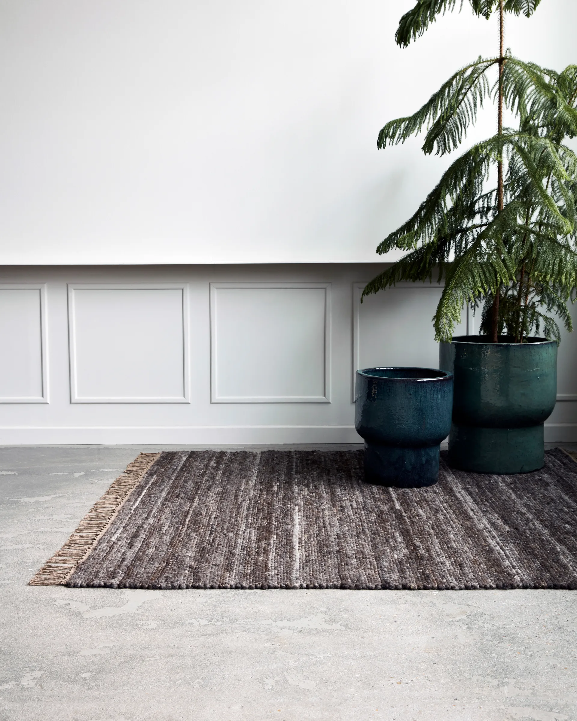 Hafi rug 180x180 cm, Brown House Doctor