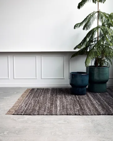 Hafi rug 180x180 cm - Brown - House Doctor