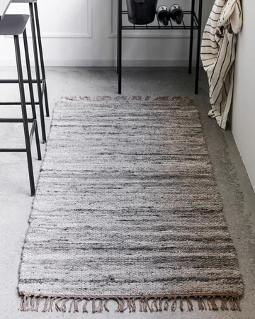 Hafi rug 80x200 cm - Grey-brown - House Doctor