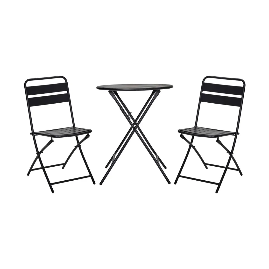 Helo coffee set with 2 chairs, Black House Doctor