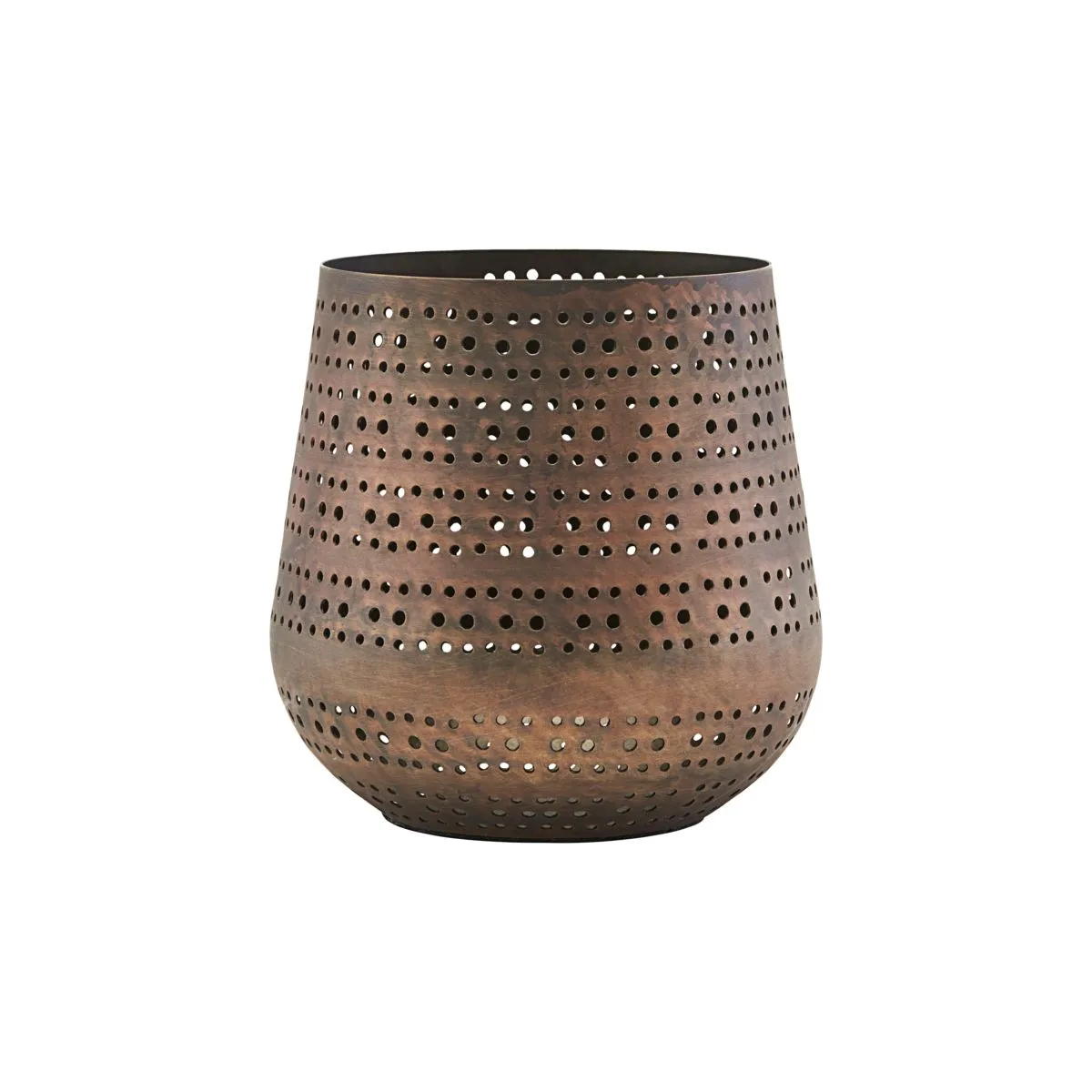 House Doctor lantern Ø12 cm, Brown House Doctor