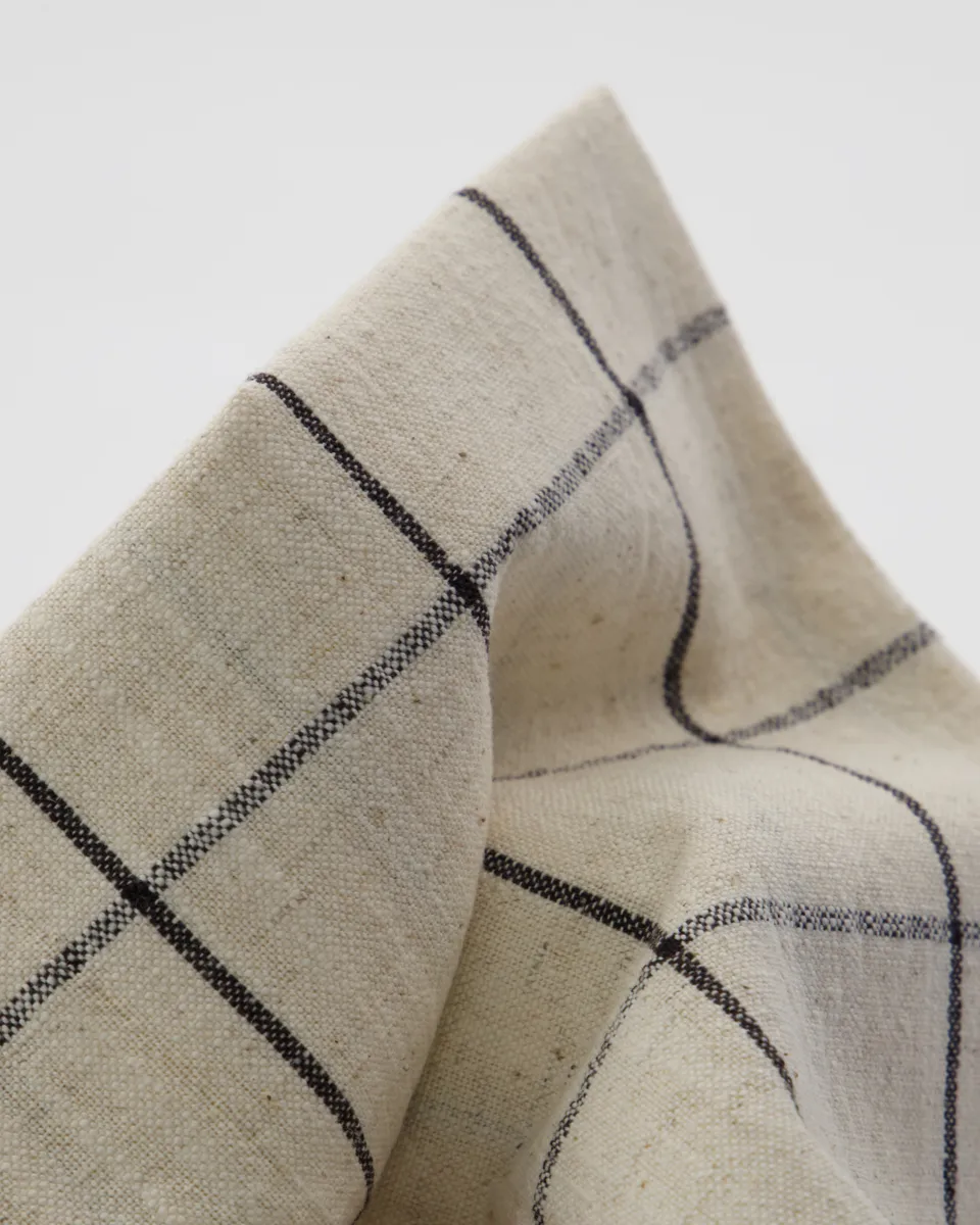 Join runner 40x140 cm, Black-off white House Doctor