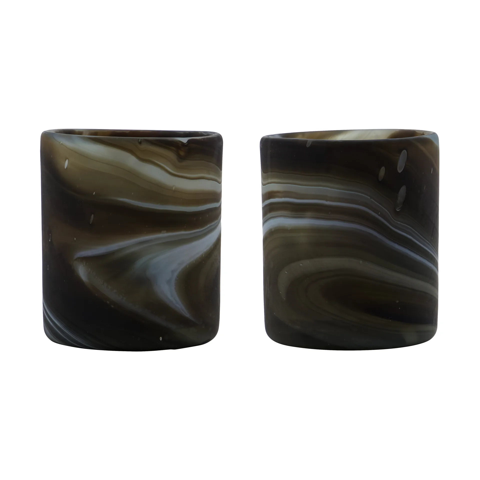 Kae tealight holder Ø7x8 cm, Brown House Doctor