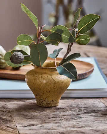 Kolo vase - Mustard yellow, 8,5 cm - House Doctor