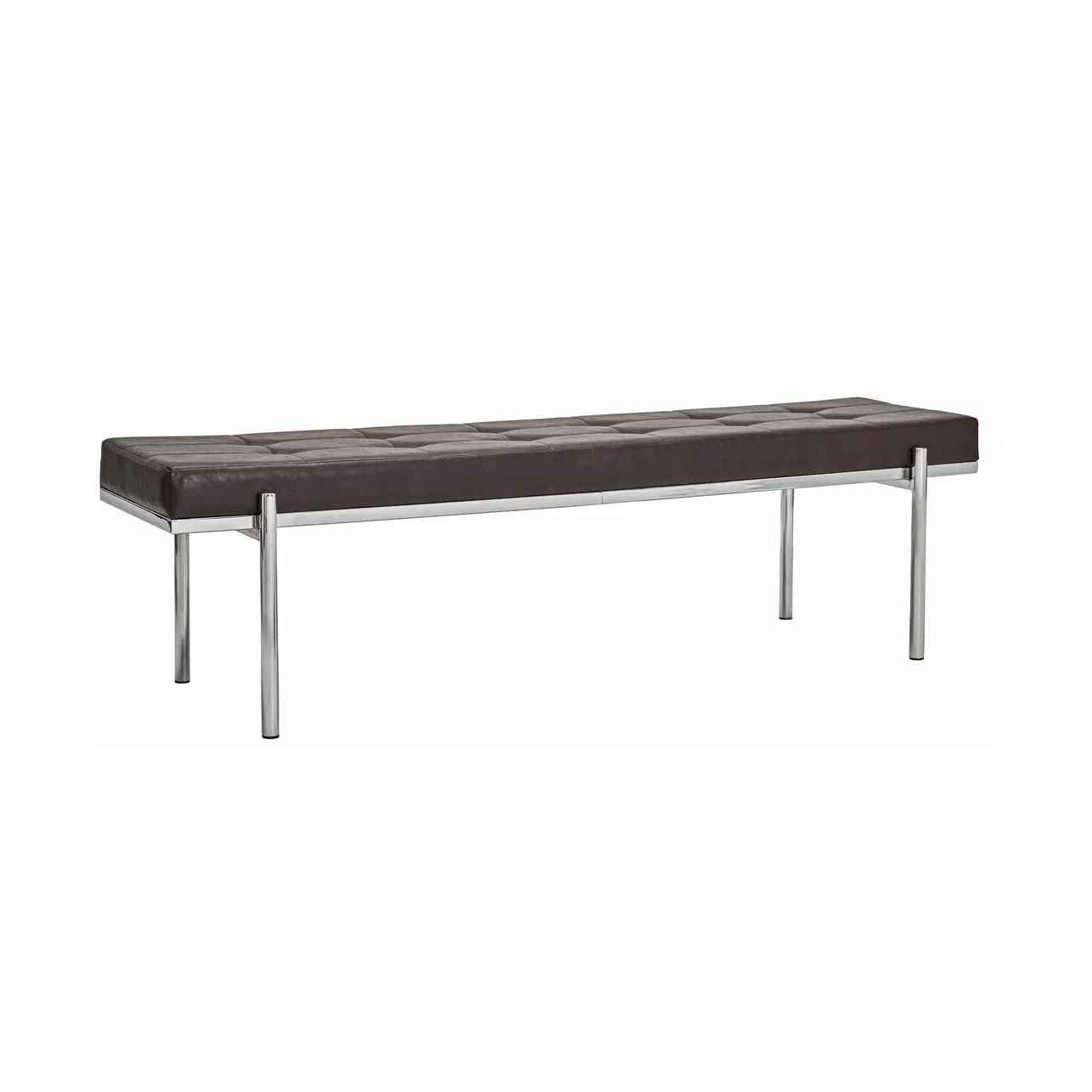 Lao bench, Mulberry-chrome, 160 cm House Doctor