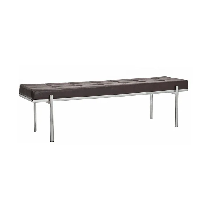 Lao bench - Mulberry-chrome, 160 cm - House Doctor