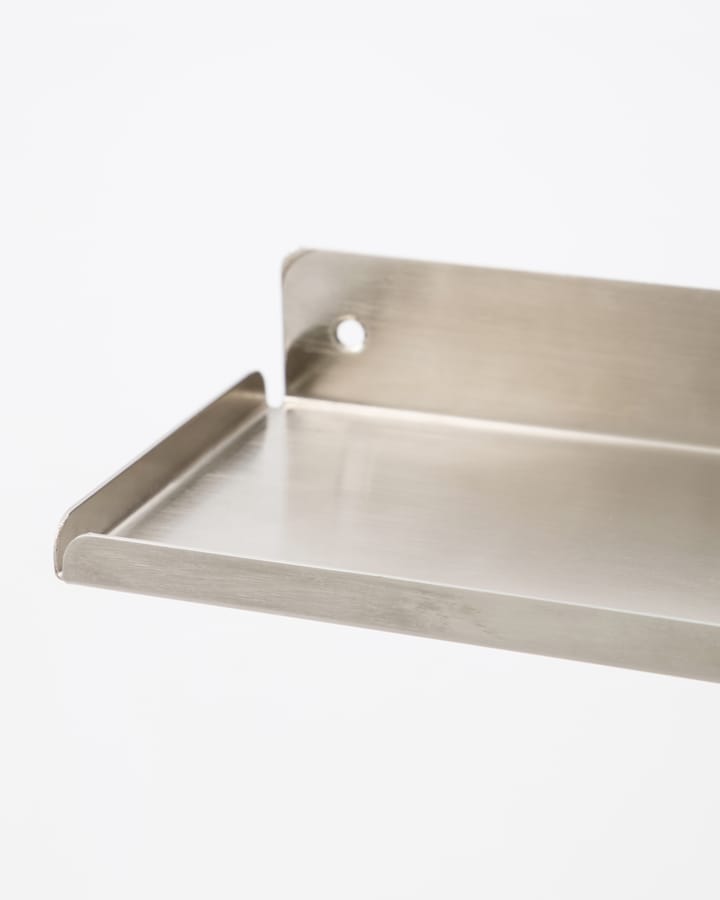 Ledge shelf 80 cm, Brushed silver House Doctor