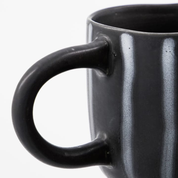 Line cup 30 cl, Black-brown House Doctor