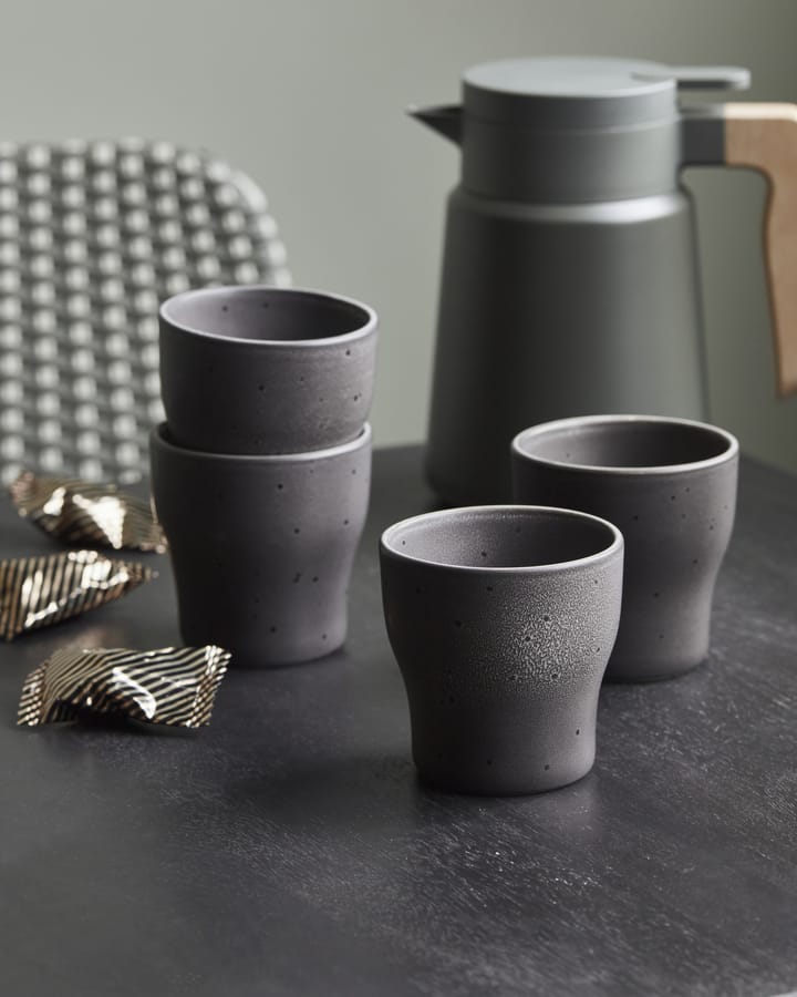 Liss thermos mug 9 cm 4-pack, Dark grey House Doctor