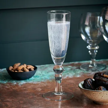 Main champagne glass 25 cl - clear - House Doctor