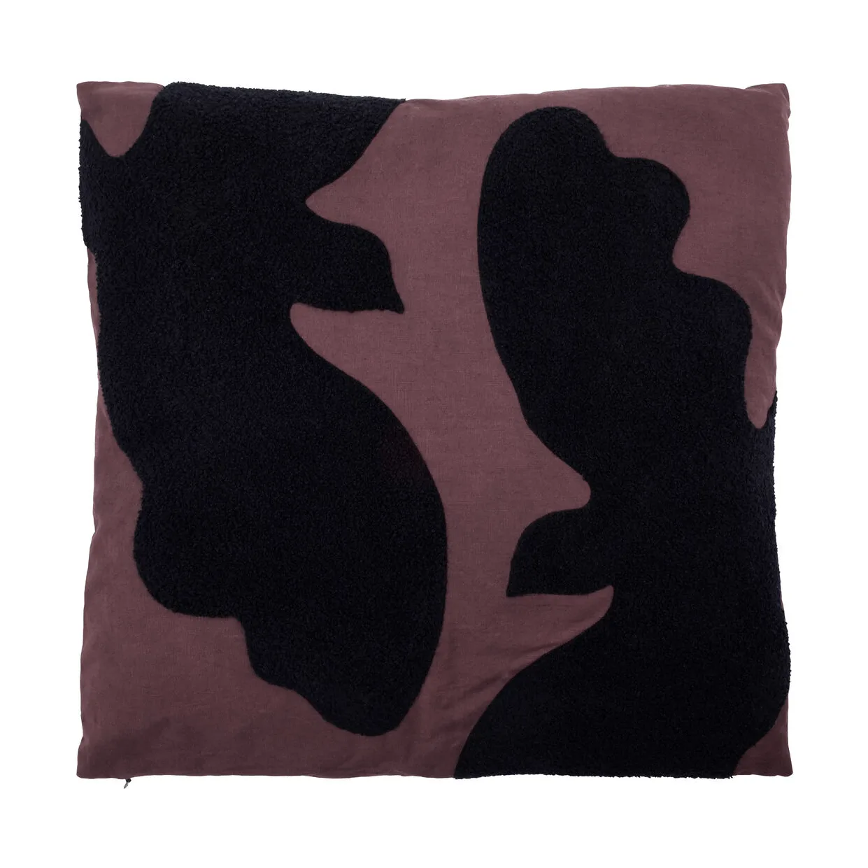 Miki decorative cushion, Dark chocolate-black, 50x50 cm House Doctor