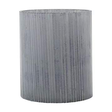 Mirr tea light holder 12.5 cm - Frost grey - House Doctor