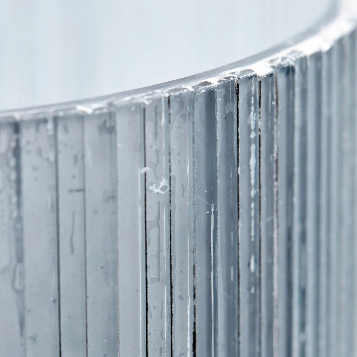 Mirr tea light holder 12.5 cm, Frost grey House Doctor