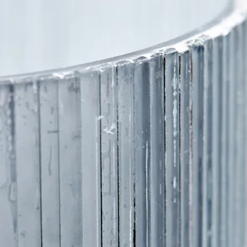 Mirr tea light holder 12.5 cm - Frost grey - House Doctor