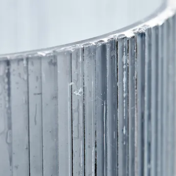 Mirr tea light holder 7.5 cm - Frost grey - House Doctor