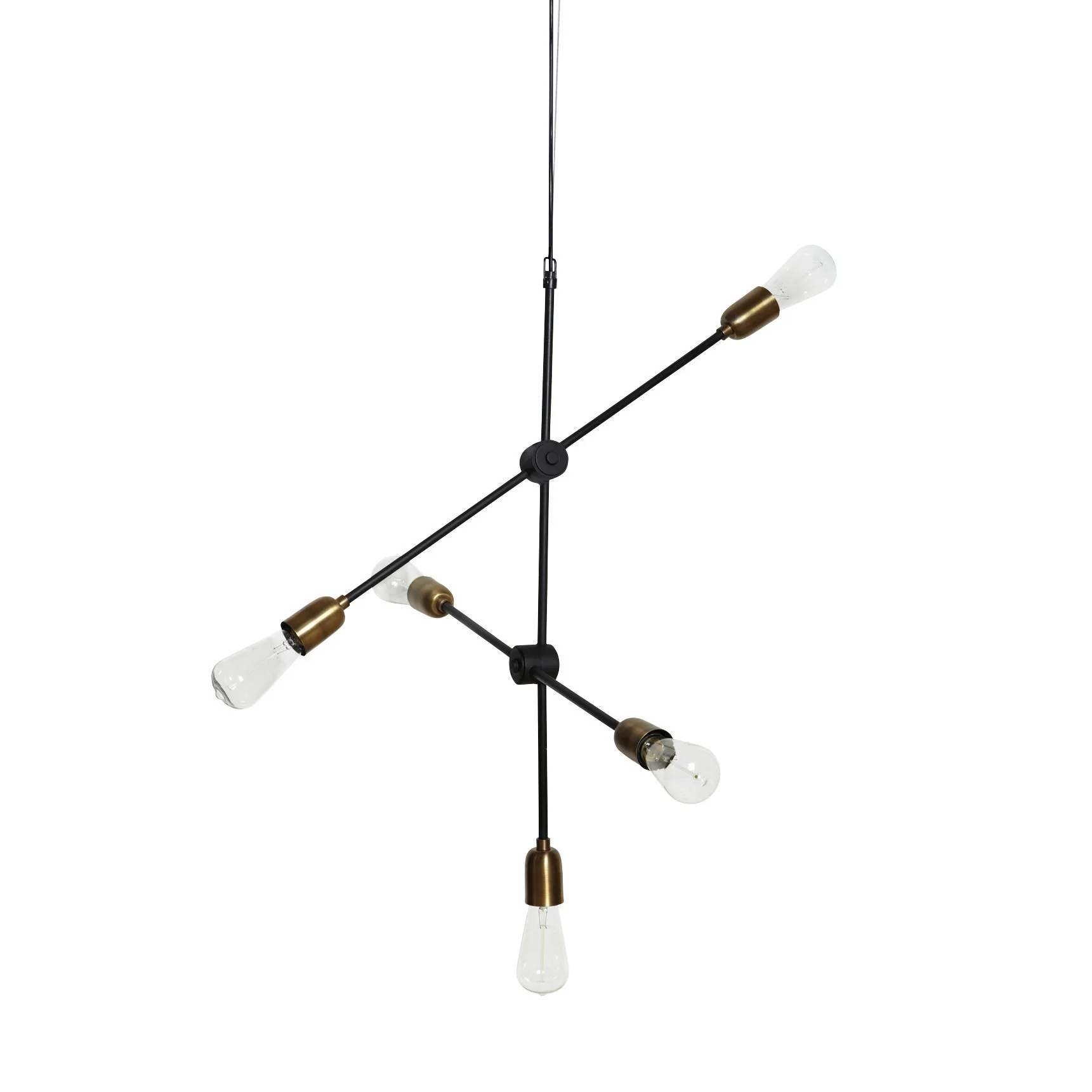 Molecular pendant, 5 light sources House Doctor