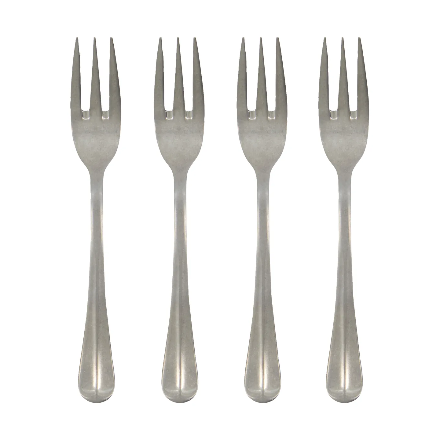 Mora cake fork 4-pack, Silver finish House Doctor