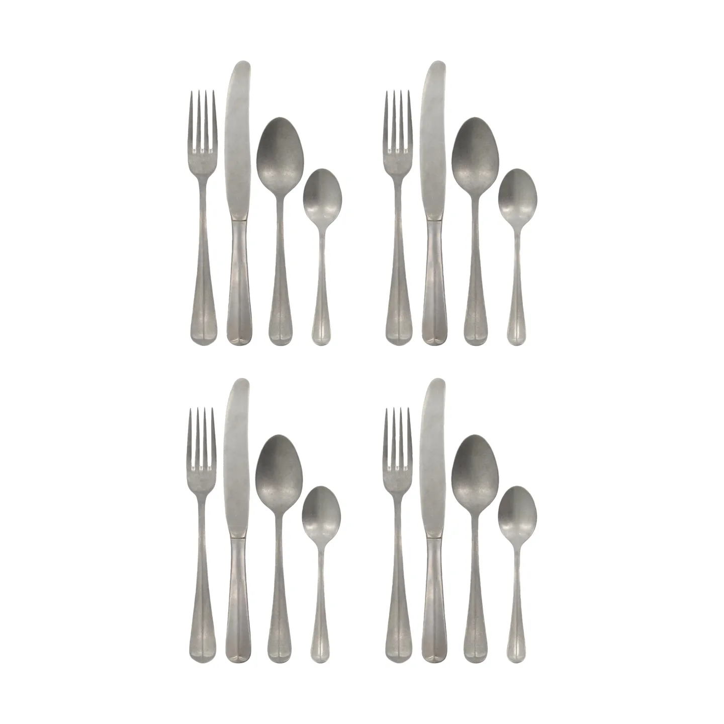 Mora cutlery set 16 pieces, Silver finish House Doctor
