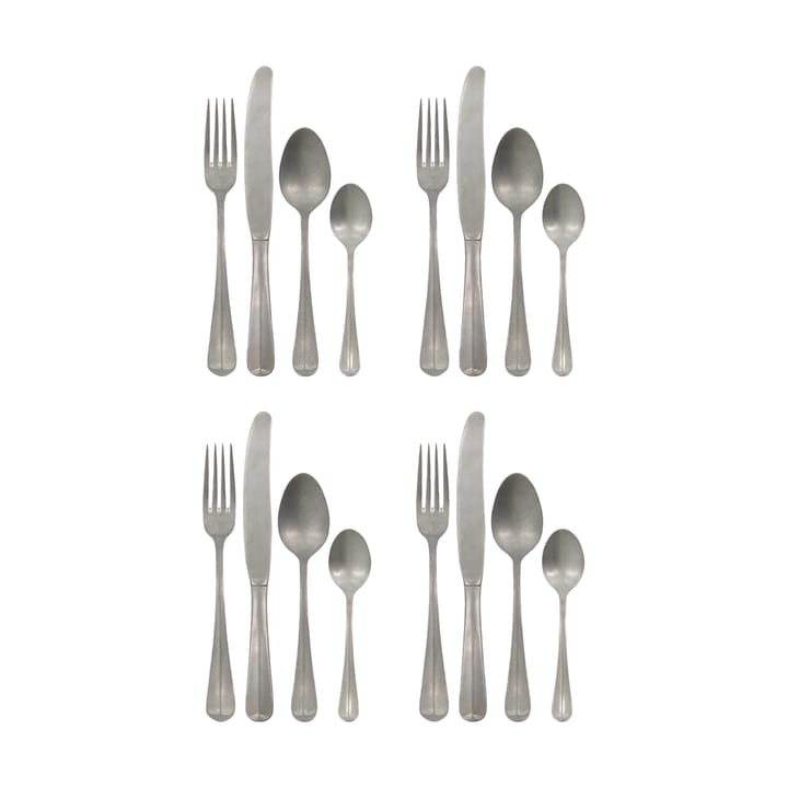 Mora cutlery set 16 pieces - Silver finish - House Doctor